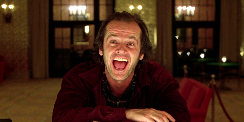 Jack Nicholson in Shining (1980)